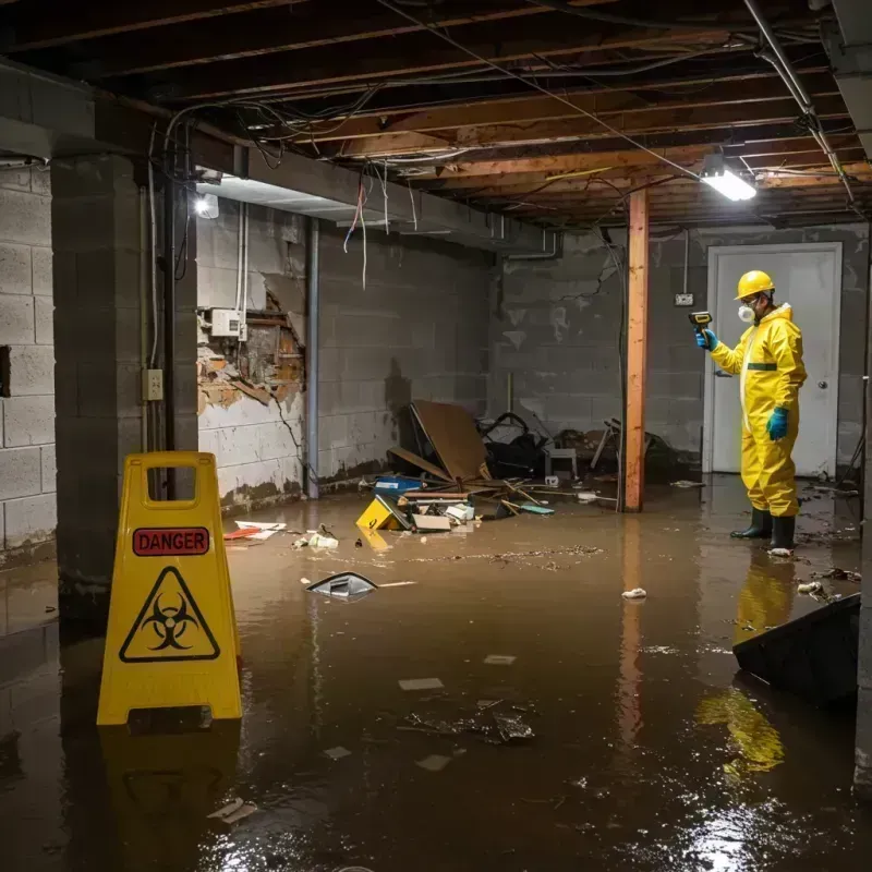 Flooded Basement Electrical Hazard in Cimarron Hills, CO Property